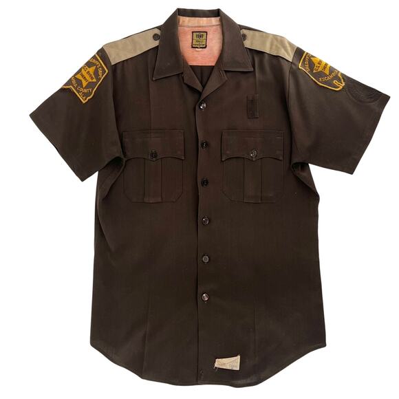 Savigne Other - 70s Sheriff uniform shirt Escambia County Alabama 1970s vintage